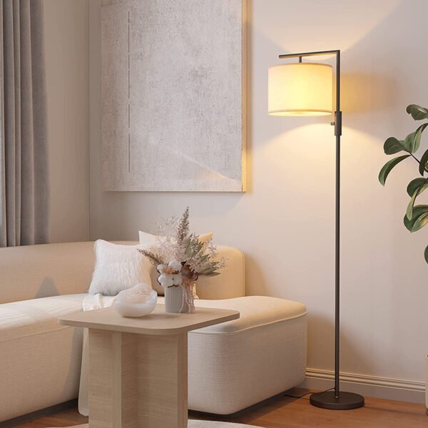 Bedroom Study Decorative Fabric Floor Lamp