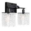 Scandinavian Light Luxury Bathroom Crystal Wall Light Fixture