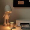 Robot Dimmable Night Light Aroma Lamp Melting Wax Lamps